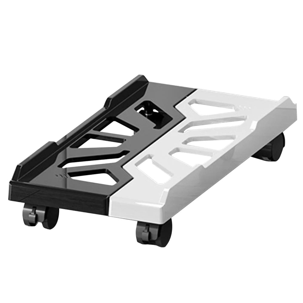 Adjustable Mobile CPU Stand Heavy-Duty PC Tower Stand With 4 Caster Wheels Ventilated Under Desk CPU Holder PC Floor Cart