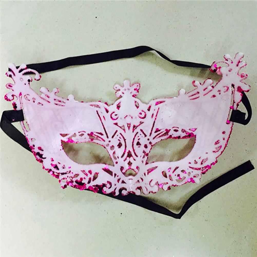 Cosplay Face Covers Party Mask Glitter Shinny Women Ribbon Mysterious Eye Cover For Masquerade Luxury Venetian Mask Halloween