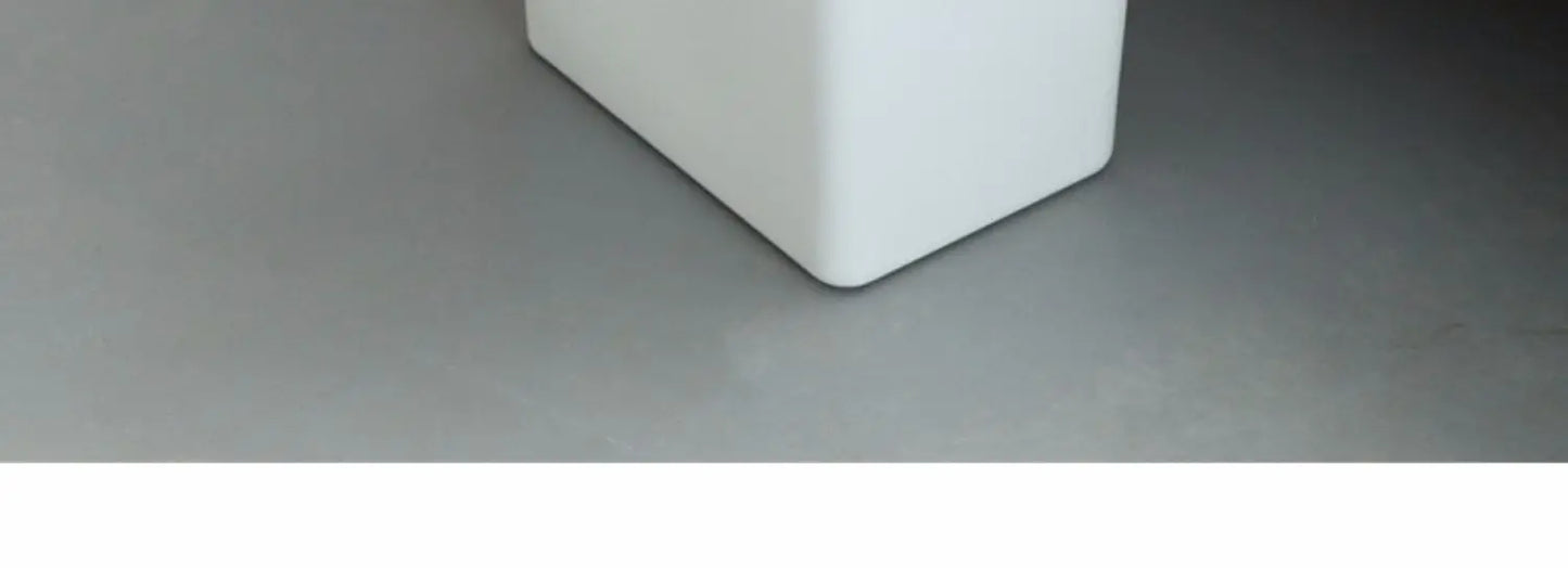 Japanese Style Simple Bamboo Cover Trash Bin Household Living Room Kitchen Bedroom Bathroom Hotel Creative Square Paper Basket