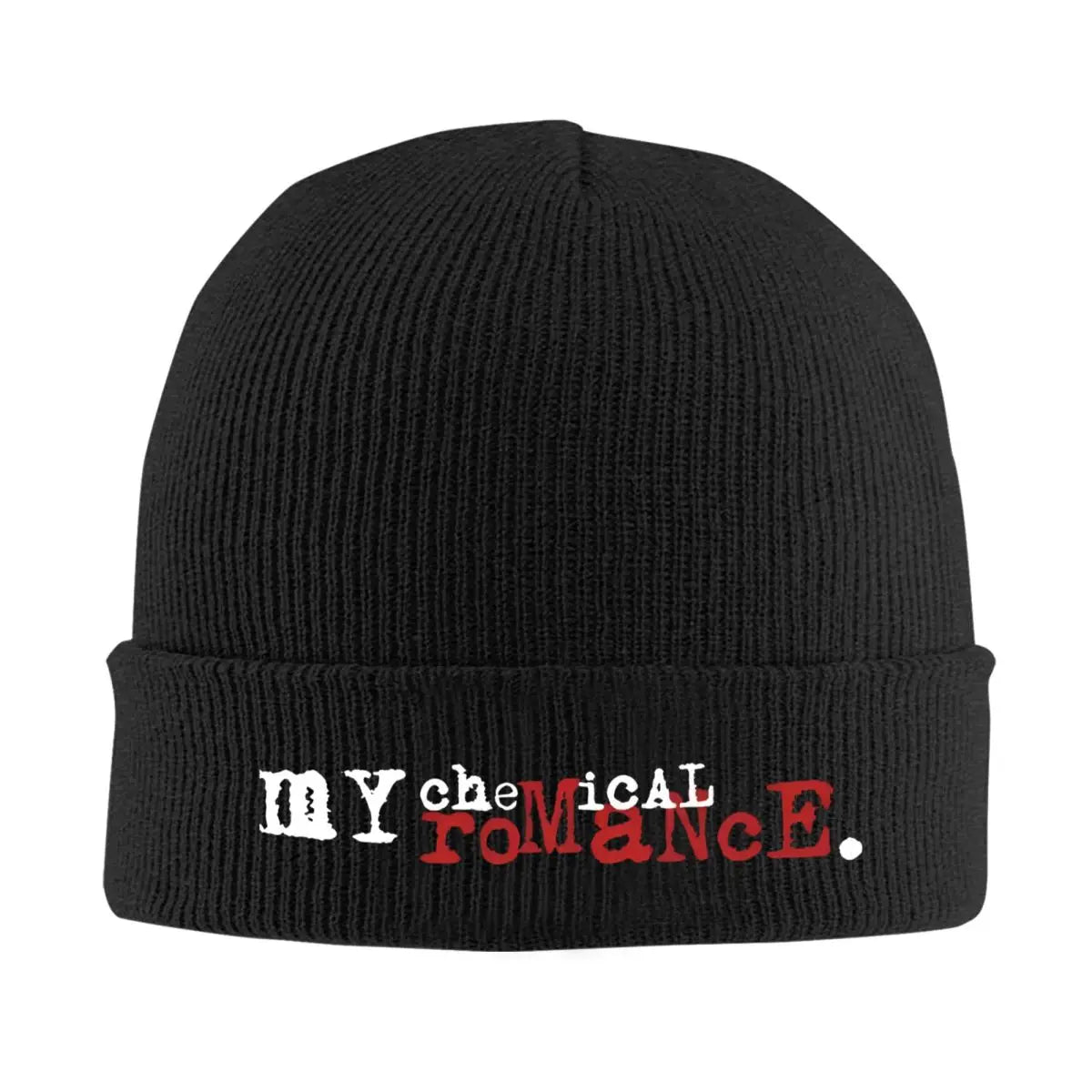 My Chemical Romance Beanie Hats Rock Band Street Caps Female Male Kpop Skullies Beanies Winter Pattern Warm Soft Beanie Hat