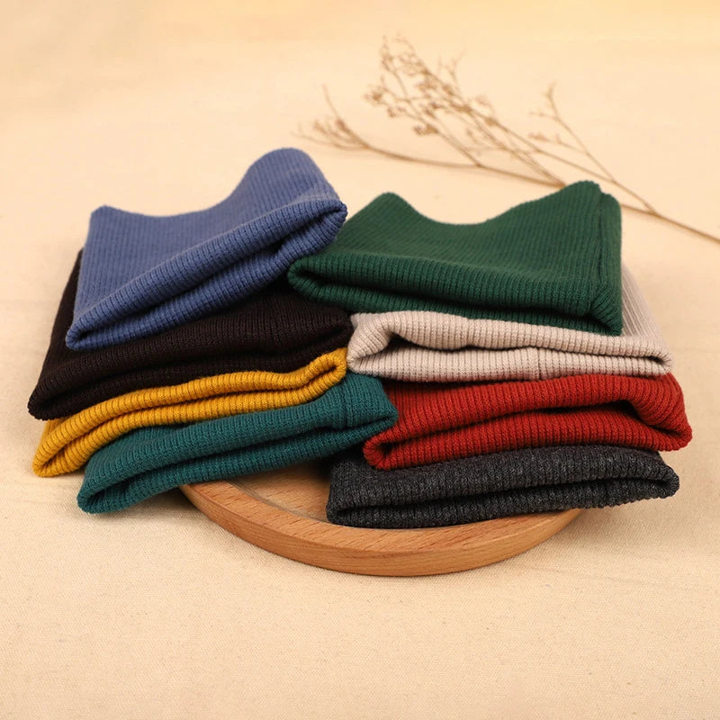 40cm Elastic Rib Cuffs Knitted Fabric Sweater Garment Cuffs Trouser Legs Seamlessly Repair Lengthening Sewing Accessories