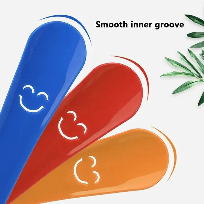 Shoe Horns Professional Plastic Shoe Horn Spoon Shape Shoehorn Shoe Lifter Flexible Sturdy Slip
