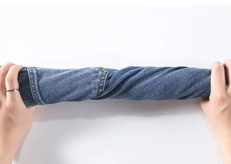 Korean Style Classic Denim Shorts Women Summer Blue High Waisted Shorts Wide Leg Pants Streetwear Stright Jeans Womens Shorts