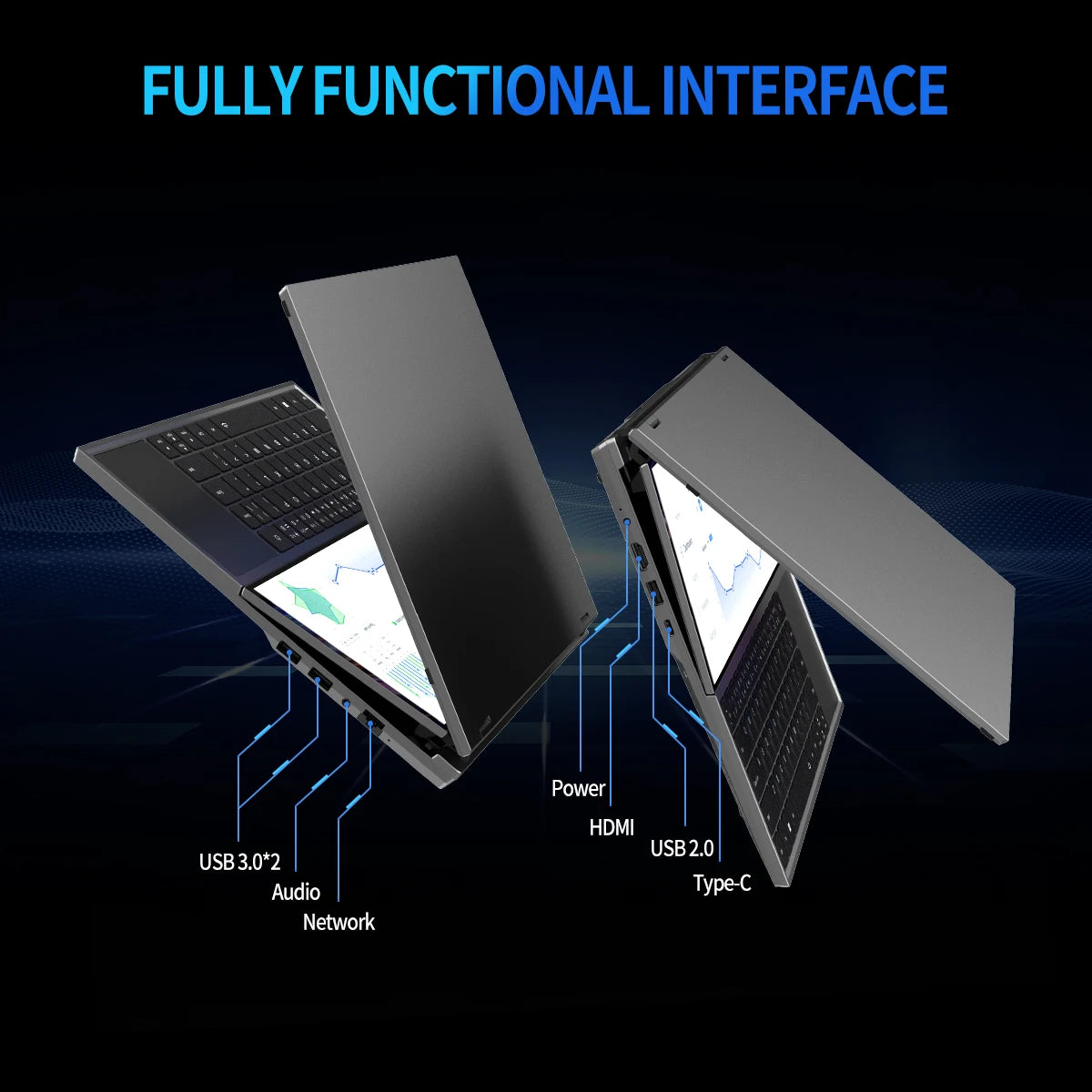 Topton Dual Screen Gaming Laptop 16 Inch IPS + 14'' Touch Intel i9-10885H I7-10750H Max 64GB 4TB Slim Notebook Gamer PC Computer