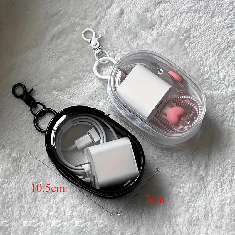 Charging Cable Storage Bag Waterproof Cable Organizer Box Mobile Phone Charger Portable Headphone Storage Pouch