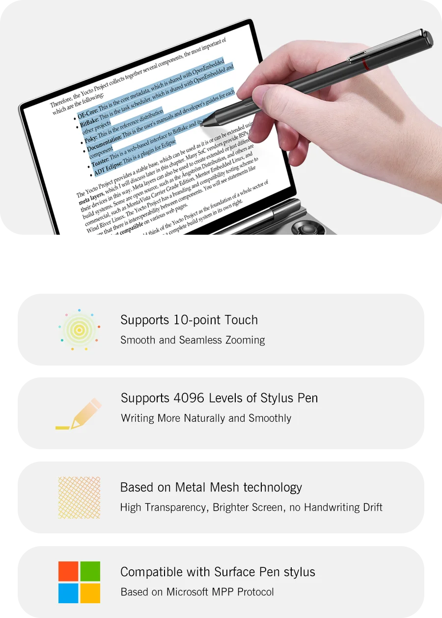 GPD WIN Max 2 2025 10.1 Inch AMD AI 9 HX 370/8840U Windows11 Gaming PC Laptop Notebook Portable Game Computer 64GB RAM 2TB Nvme