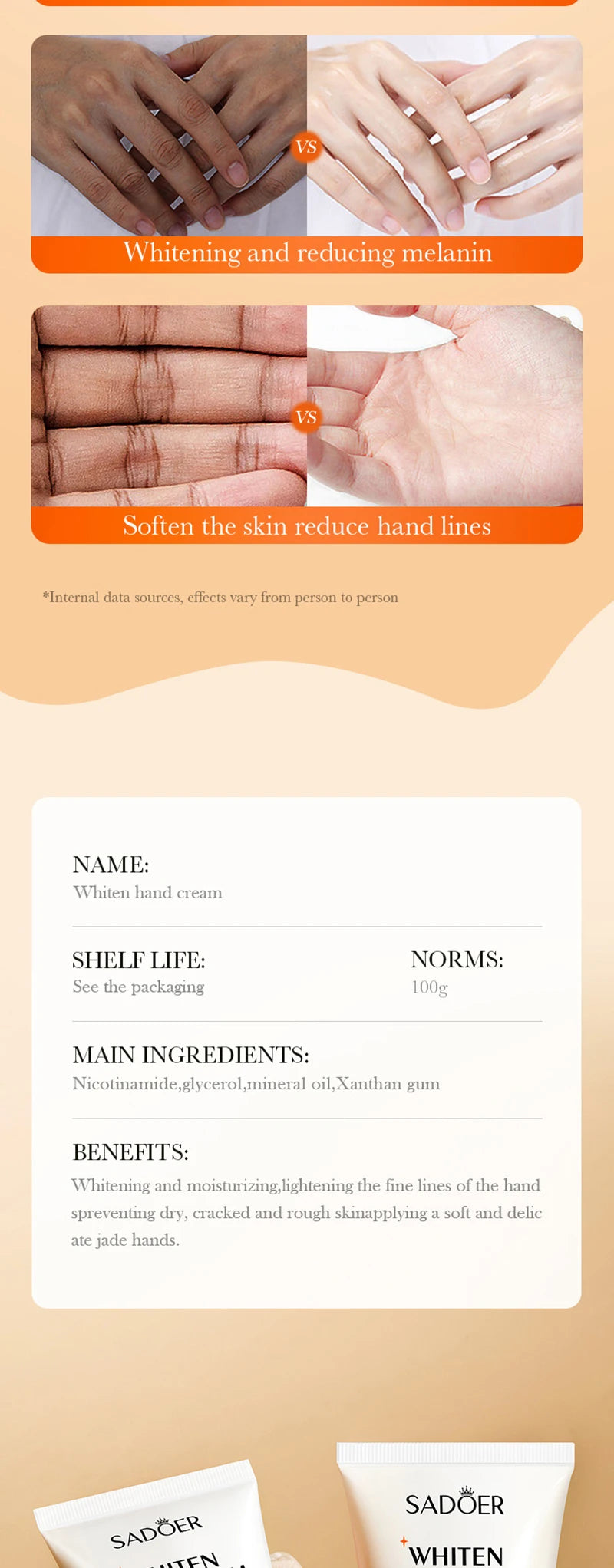 Dark Knuckles Fast Whitening Serum Anti Cracking Cream Pigmentation Correctors For Intense Stains Fast Stains Remover Products