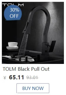 TOLM Chrome White Basin Faucet Deck Mounted Waterfall Bathroom Vessel Sink Mixer Tap Single Handle Hot Cold Water Tap