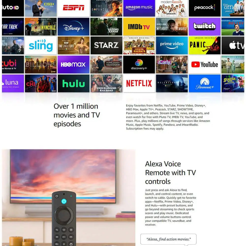 Fire TV Stick 4K Max with Alexa Voice Control 4K Streaming Quality TV Free Live TV Stick