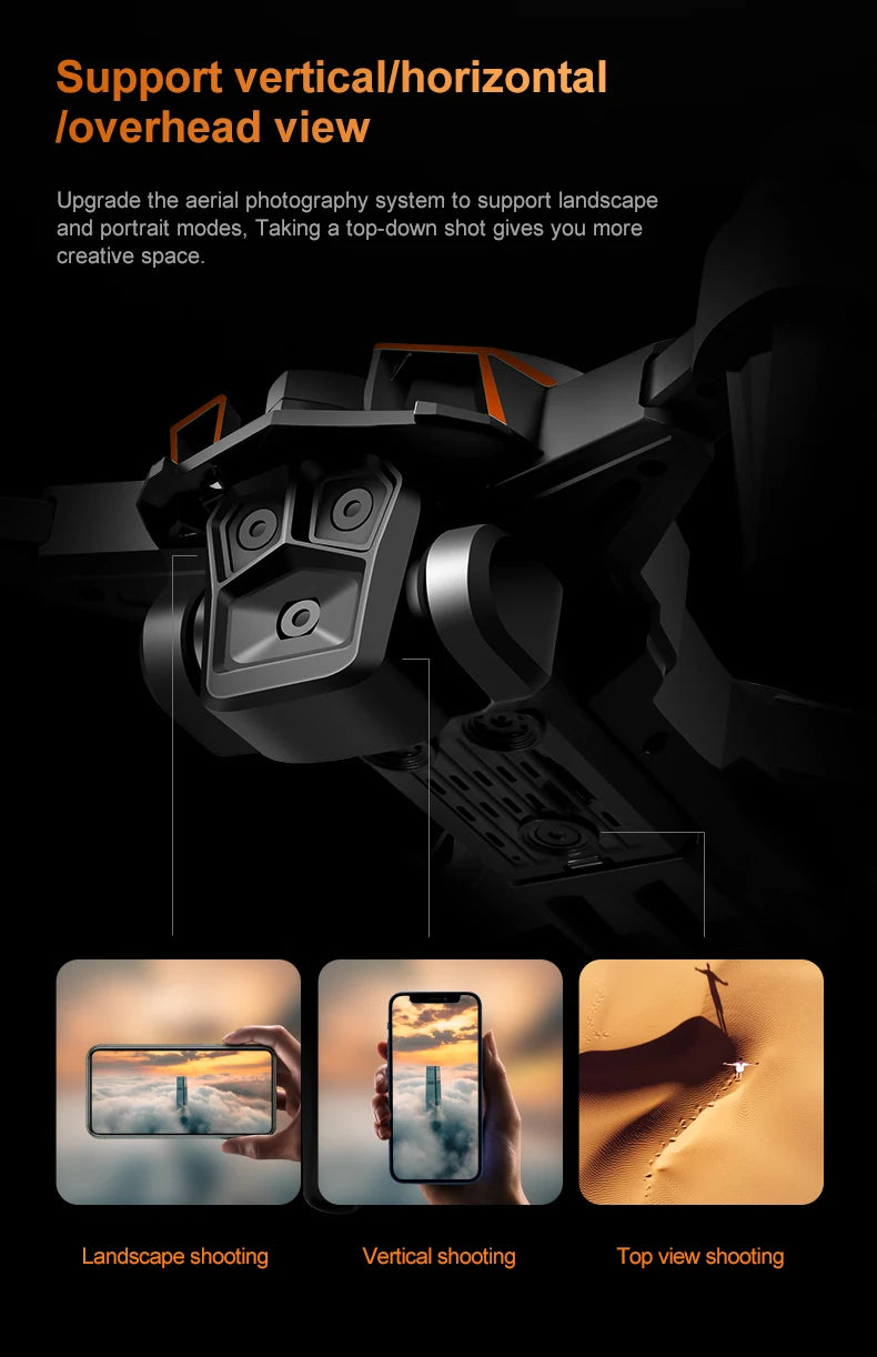 NEW K12Max UAV With Screen Control 5G 8K HD Camera Brushless Drone Optical Flow Positioning Aerial Four-Axis Aircraft Gifts Toys