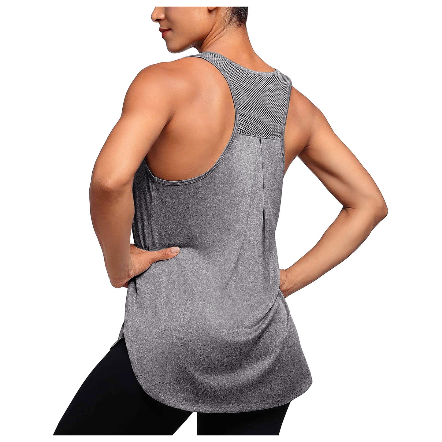 Tops Workout Tops Tank Yoga Racerback Mesh Running Women Shirts Women's Blouse 2x Ladies Tops Muscle Tee