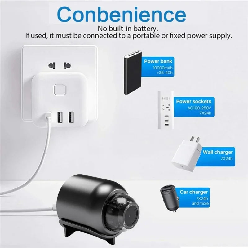 New X5 Camera Wireless 1080P Night Vision Cam Surveillance Security Video Motion Detect  Camcorder Mini Cam Monitor Smart Home