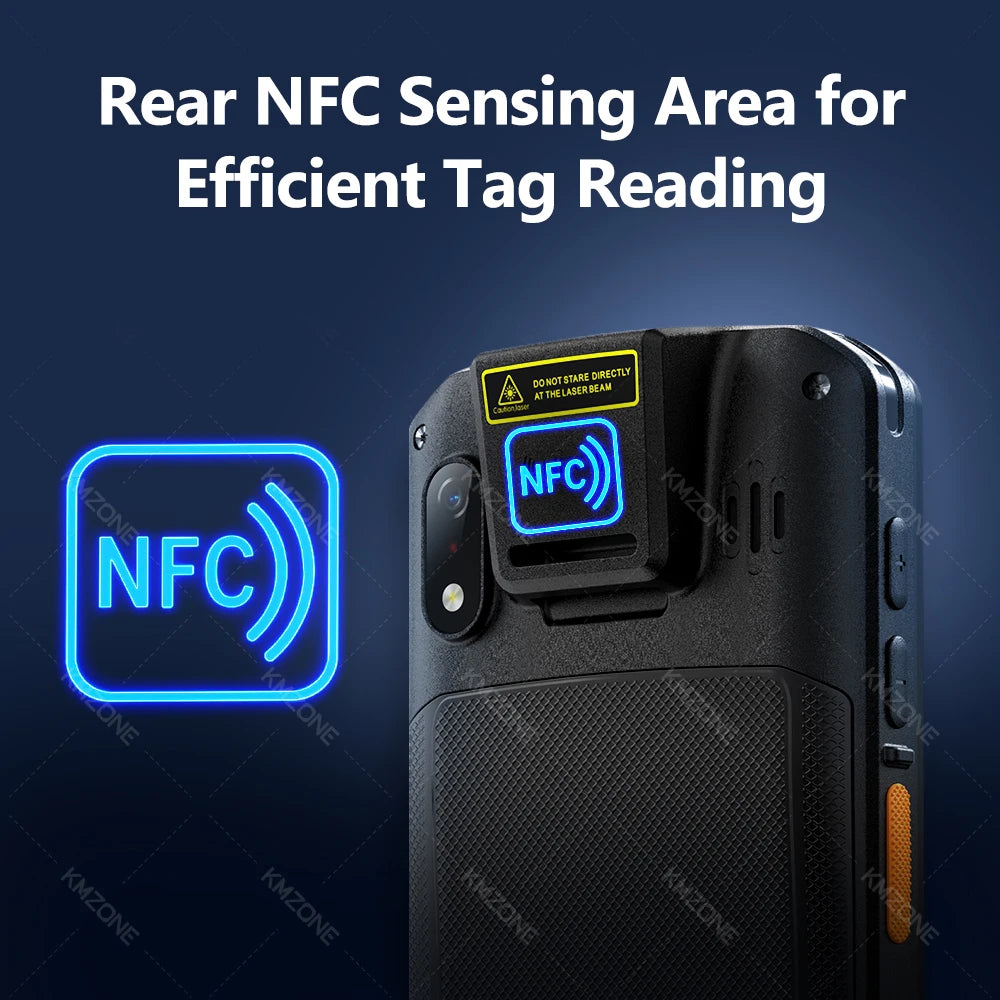 MTK6765 PDA Terminal Android 14 with NFC 4G64G Wifi GPS 1D 2D QR Barcode Scanner Reader Data Collector Mobile Warehouse device