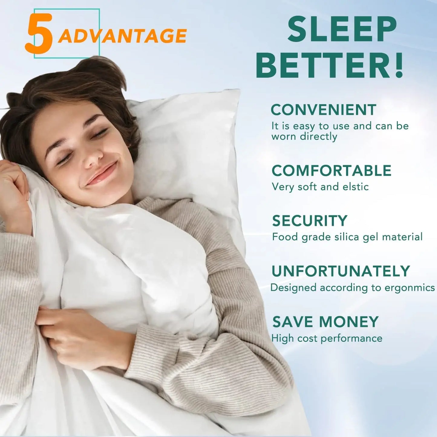 Anti Snoring Device Nose Clip vent blocker Silicone Snore Stop ring silent snore sleep Aid Night Sleeping Apnea Guard Night