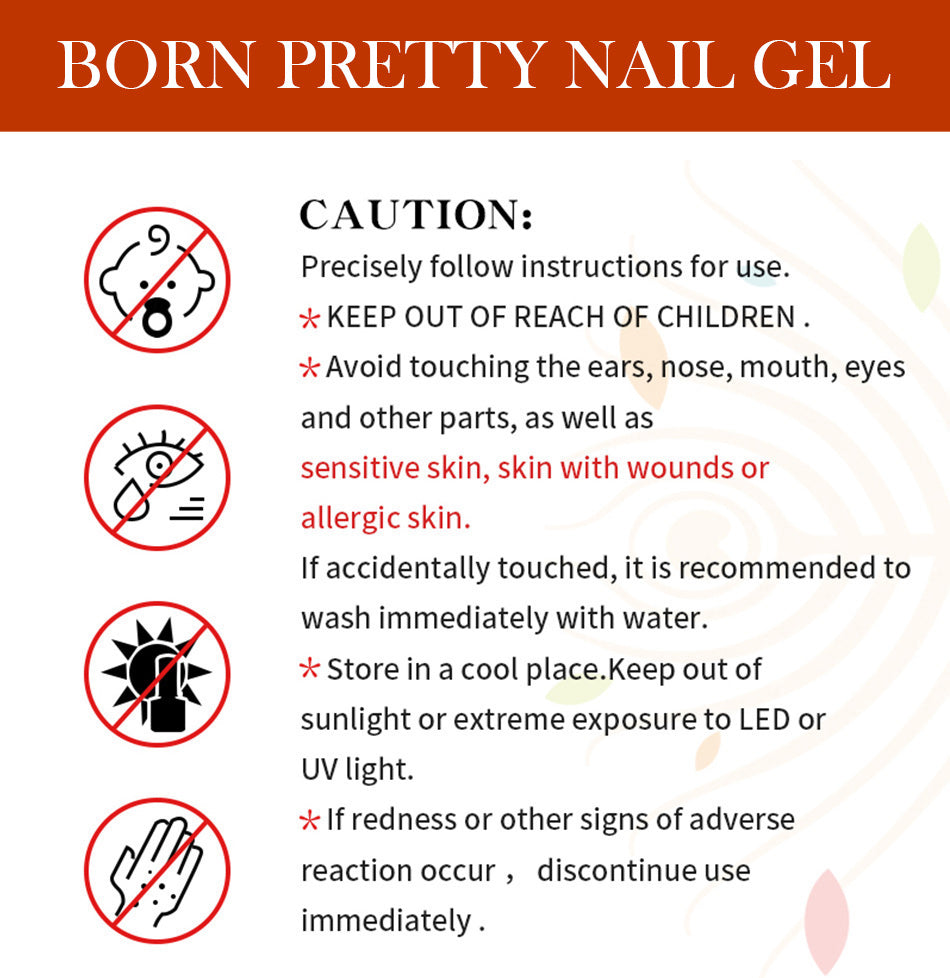 BORN PRETTY 15ML Jelly Purple Nail Gel Polish Transparent Colorful Translucent Pink Semi Permanent Soak Off Nail Art Gel Varnish