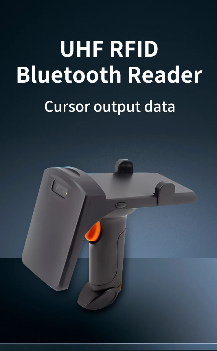 UHF RFID Keyboard Emulator USB Or BT Rfid Card Scanner UHF RFID Reader