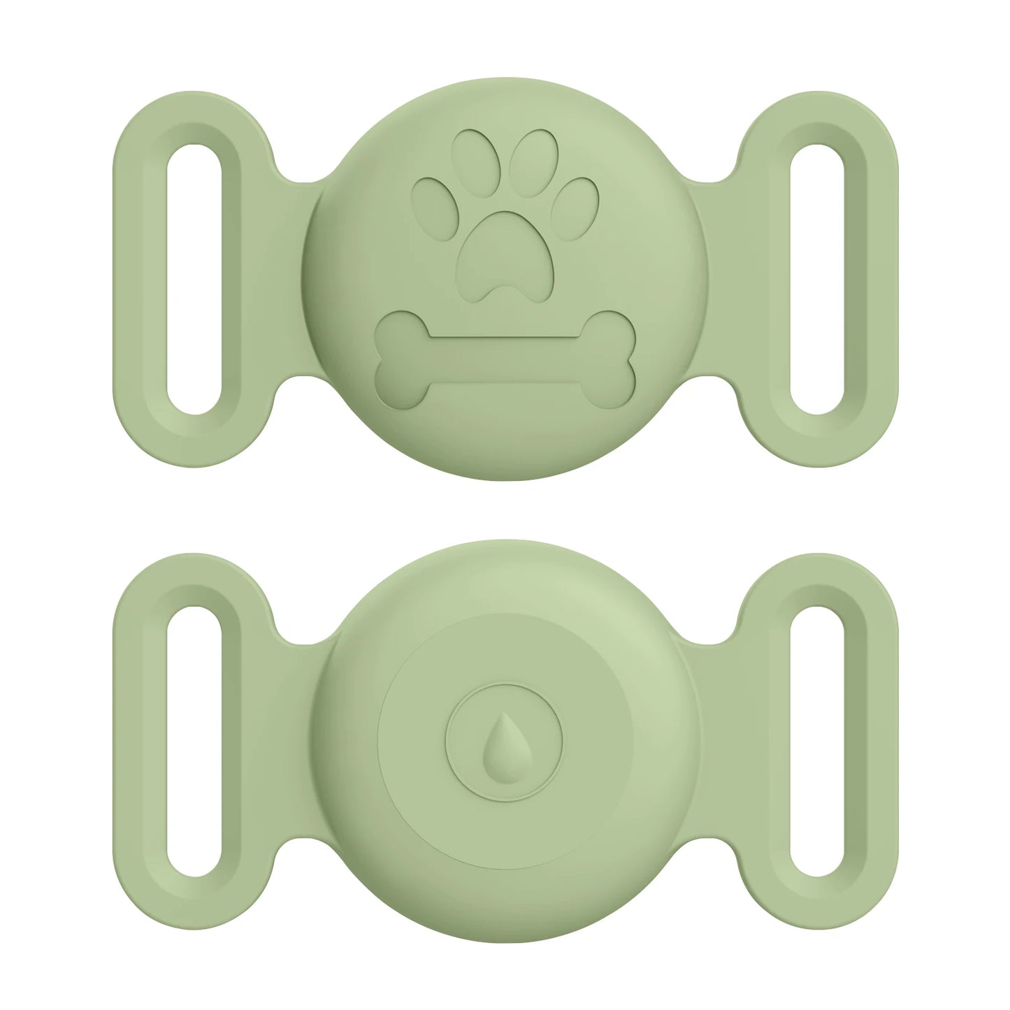 Silicone Engraved Cover For Apple Airtag Case Dog Cat Collar GPS Finder Protective Soft Case For Apple Air Tag Tracker Holder