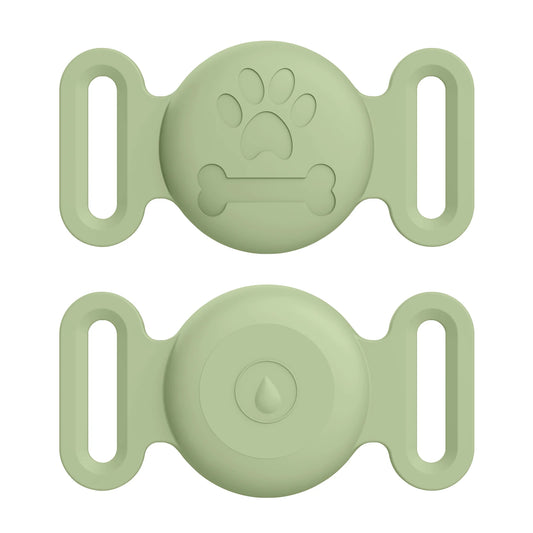 Silicone Engraved Cover For Apple Airtag Case Dog Cat Collar GPS Finder Protective Soft Case For Apple Air Tag Tracker Holder