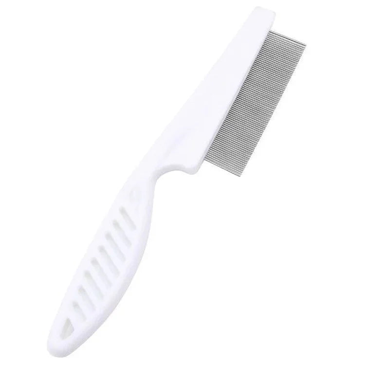 1pc Stainless Steel Pet Hair Shedding Comb Flea Comb for Cat Dog Comfort Cats Flea Hair Grooming Comb Dog Fur Removal Brush