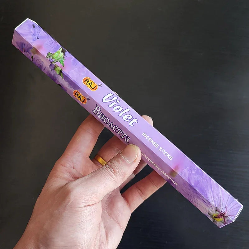 YXYMCF India Sandalwood Incense Sticks Meditation Lavender Sage Palo Santo Tibetan Line Incense Aromatherapy Lasting Fragrance