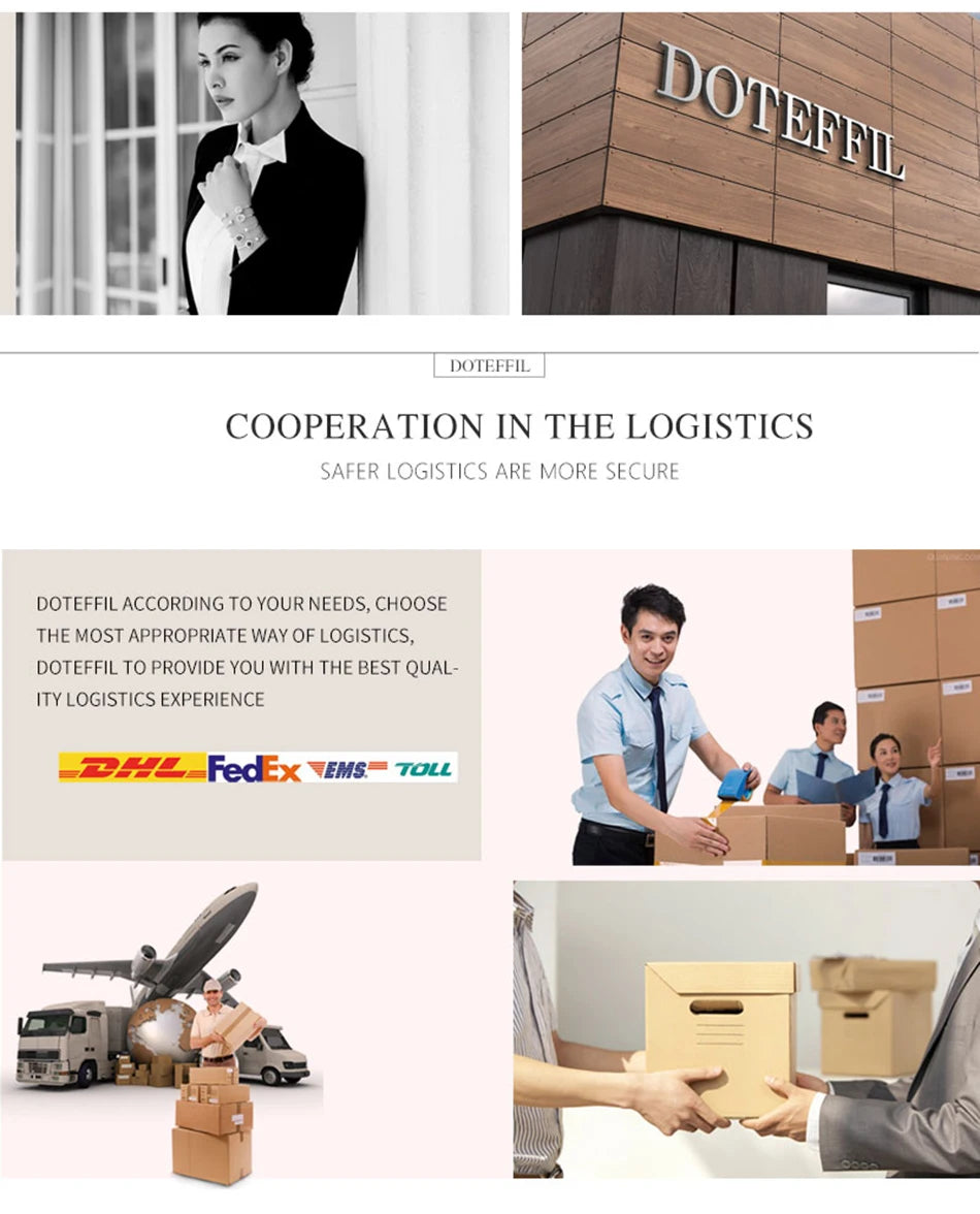 DOTEFFIL 925 Sterling Silver Square Round Chain Necklace For Women Man Charm Wedding Engagement Party Fashion Jewelry