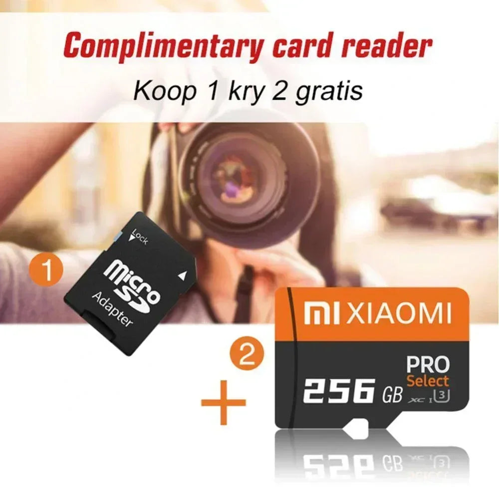 Xiaomi Real Capacity Micro TF SD Card 1TB 512GB 256GB Memory Card High Speed Cartao De Memoria 128GB For Sony Lenovo Nintendo