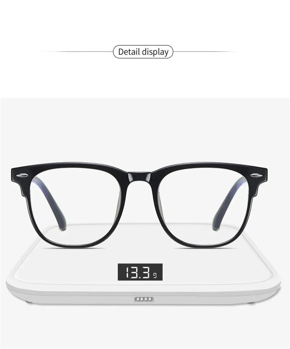 Classic Transparent Computer Glasses Frame Women Men Anti Blue Light Blocking Glasses Optical Glass Lenses Oculos Male Очки