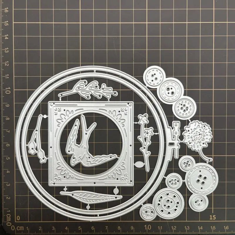 25 kinds wreath plate book Metal Cutting Dies Stencils For DIY Scrapbooking Decorative Embossing Handcraft Die CutsTemplate