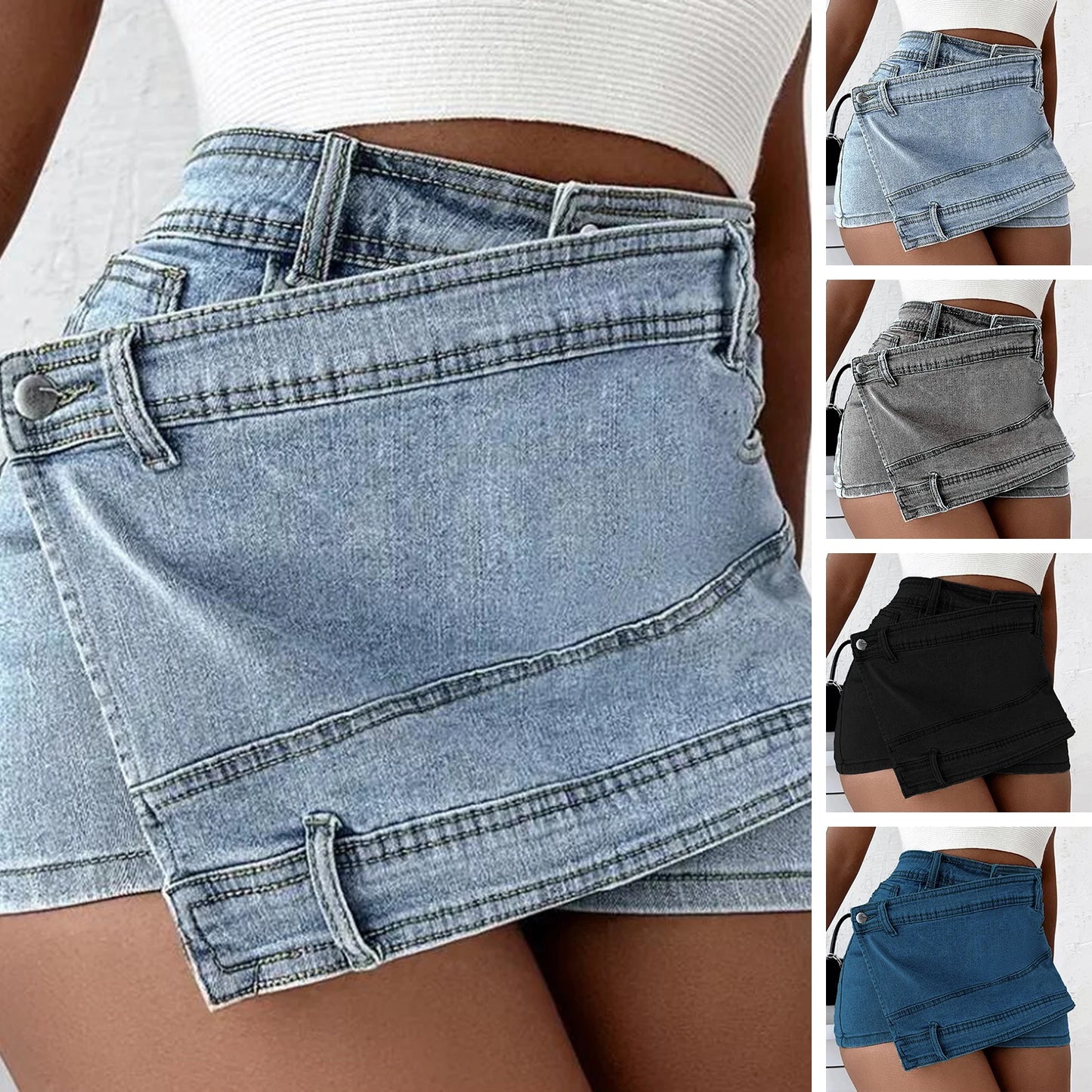 Womens Stretch Skinny Ripped Hole Washed Denim mom Jeans Female Slim Jeggings High Waist Pencil Pants Trousers