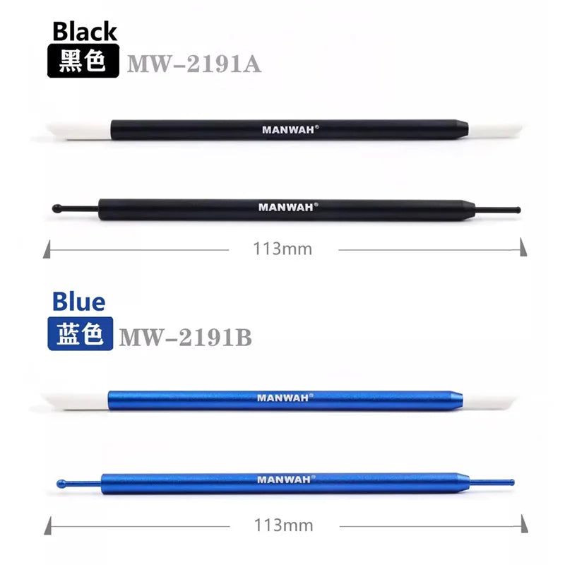 Metal Stainless Wipe Stick seepage line cleaning swabs Stickers Cotton swabs Old effect aids tool For Hobby Model Making