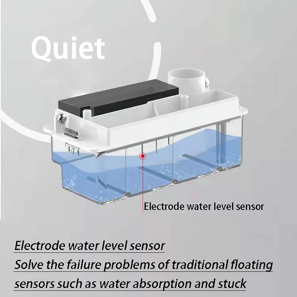 110V/220V Air Conditioner Drainage Pump Automatic Ultra-quiet Condensate Removal Lift Pumps For 1-3P On-hook Air Conditioner