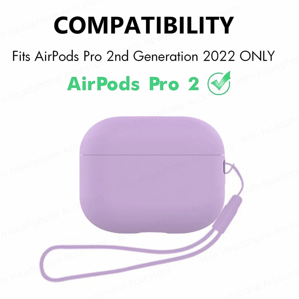 Transparent white Case for AirPods Pro 2023 Case Front LED visible Case soft silicone for AirPods Pro2 Pro 2nd Gen 2023 Cover