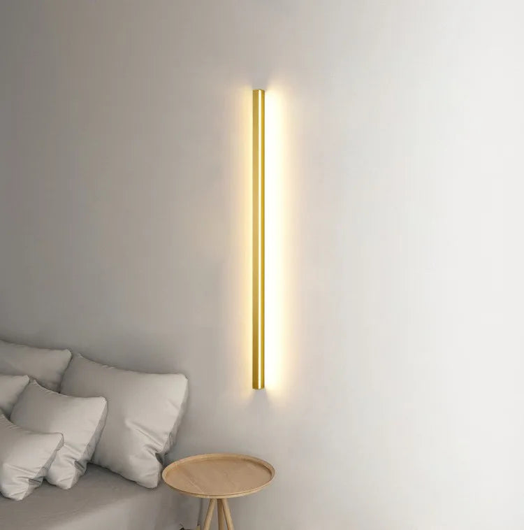 Modern Black LED Wall Lamp for Dining room Living Room Decoration LED Long Strip Wall Lights Staircase Corner Wall Lamp
