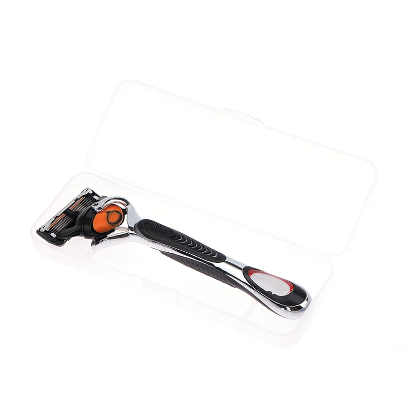5-Layer Razor Blades Replacement Blades Manual Wet Shaving Safety Razor Skin Protection Classic Razor Knife Holder