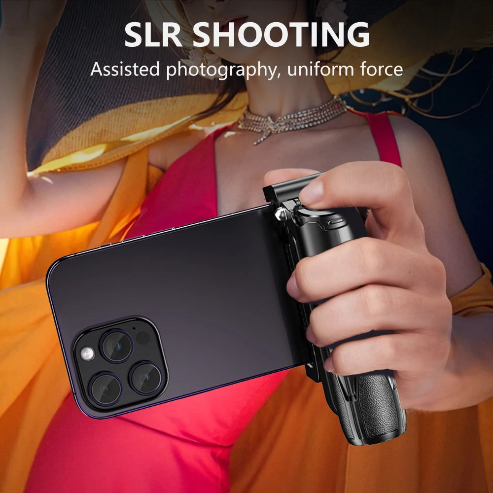 2025 New Handheld Selfie Stick Tripod Stand Foldable Phone Holder With Bluetooth Remote Portable Keychain for iPhone Smartphone