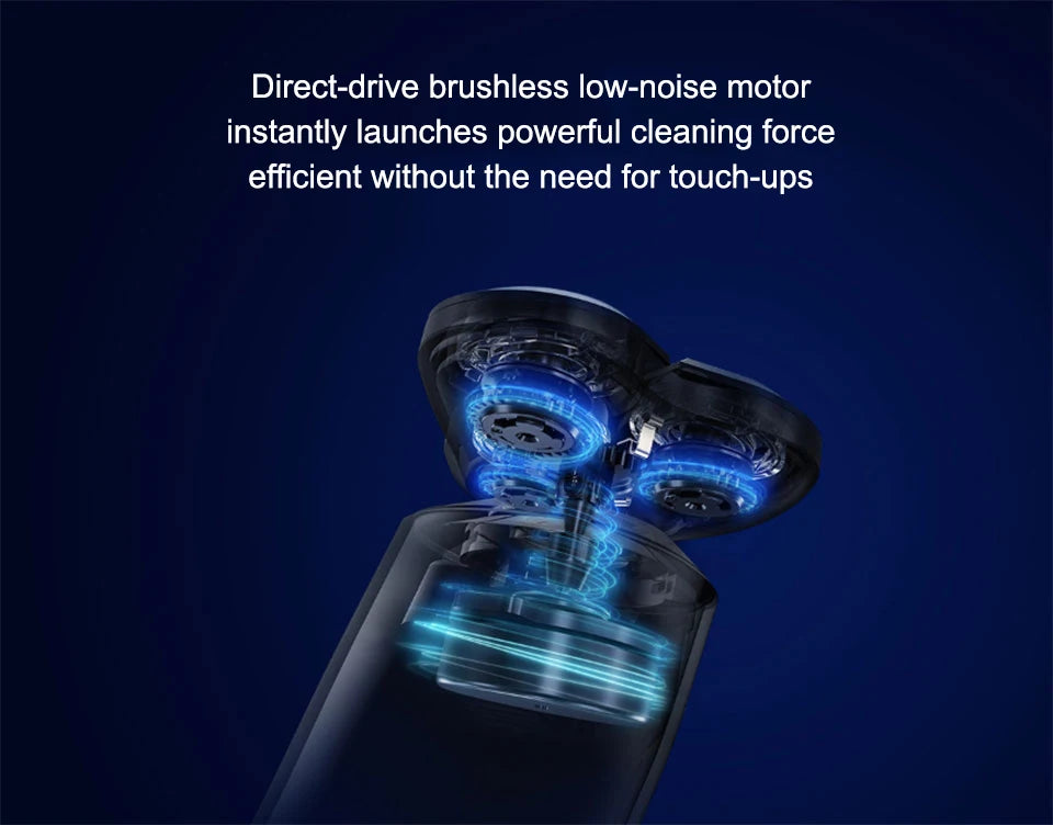 XIAOMI MIJIA Electric Shaver S700 Portable Flex Razor 3 Head Shaving IPX7 Waterproof Washable Beard Trimmer Trimer Cutter 30 Day