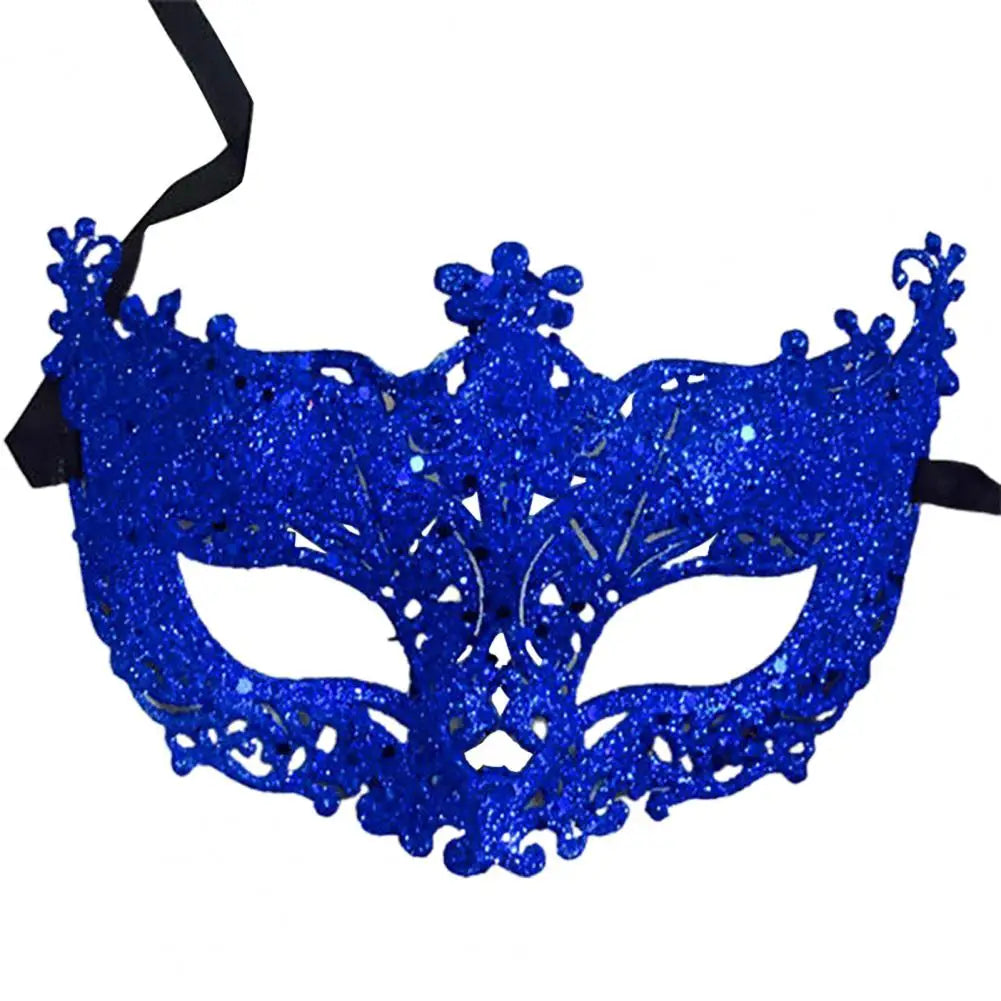 Cosplay Face Covers Party Mask Glitter Shinny Women Ribbon Mysterious Eye Cover For Masquerade Luxury Venetian Mask Halloween