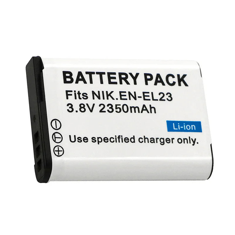 2350mAh EN-EL23 EN EL23 Battery + LED Charger for Nikon Coolpix B700 P610s P600 P900s S810c P610 P900 For Nikon EL23 Camera