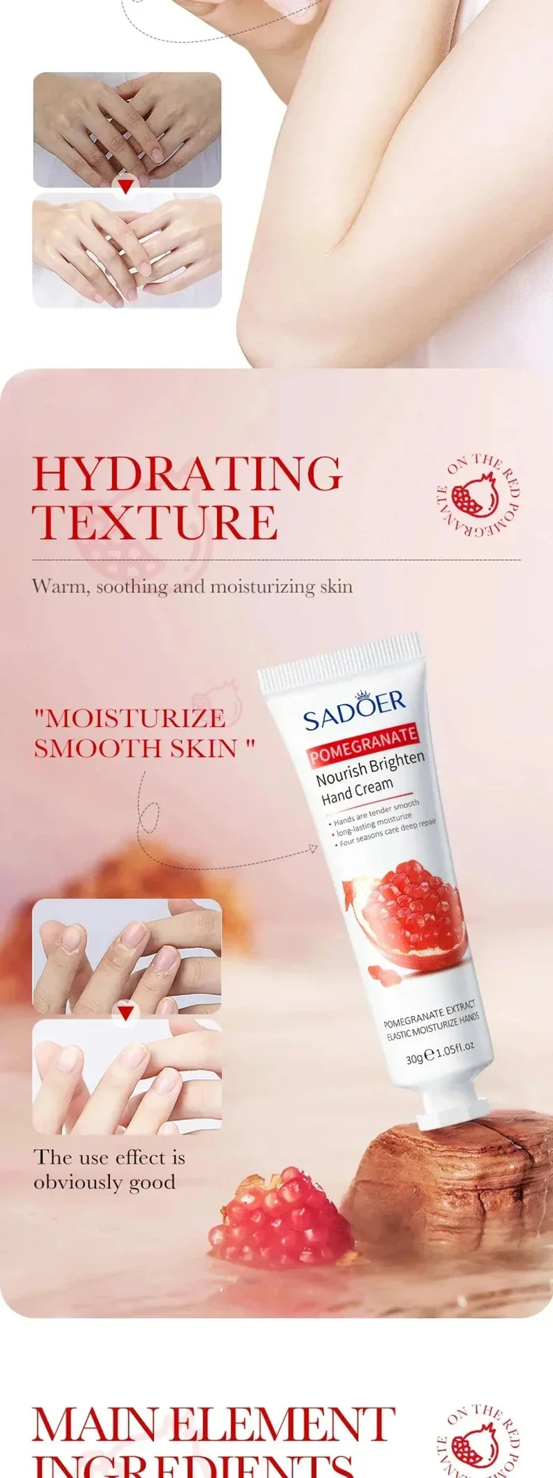 Wrinkle Removal Hand Cream Repair Hand Anti-drying Anti-crack Care Soften Nourish Whiten Moisturizing Cracked Repair Product