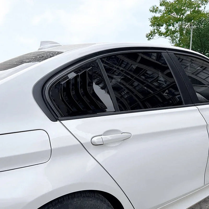 For BMW 3 Series F30  318i 320i 325i Car Rear Window Shutter Cover Trim Window Louver Side Vent Trim 13-19 Accessories