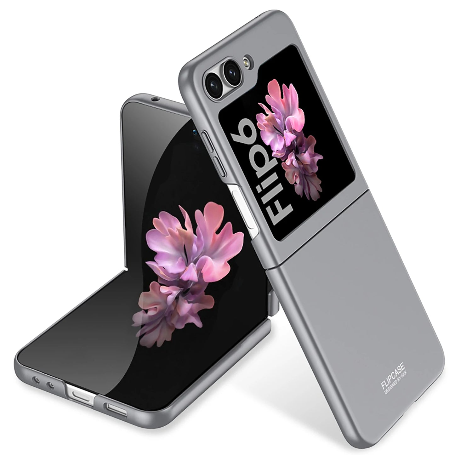 Solild Color Slim Matte Cover for Samsung Z Flip 6 Ultra Thin PC Shockproof Case for Samsung Galaxy Z Flip 5 6 4 3 ZFlip6 ZFlip4