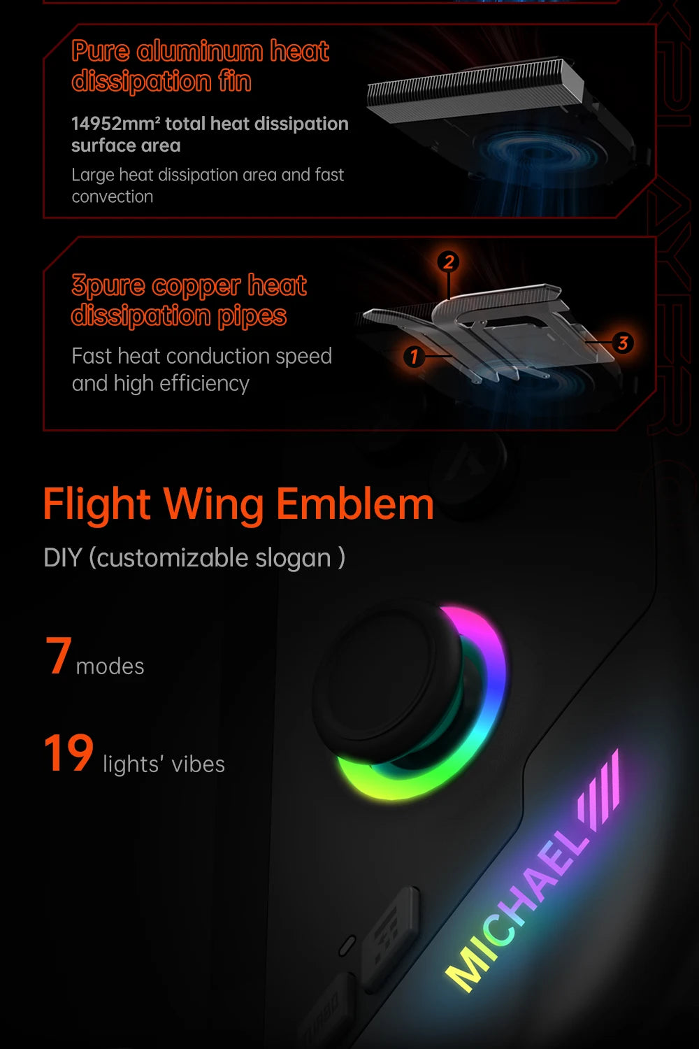 OneXPlayer OneXFly F1 Pro AMD AI 9 HX 365 370 OLED 144Hz Screen Gaming Handheld Console 3A Gamepad 7” PC Game Computer Laptop