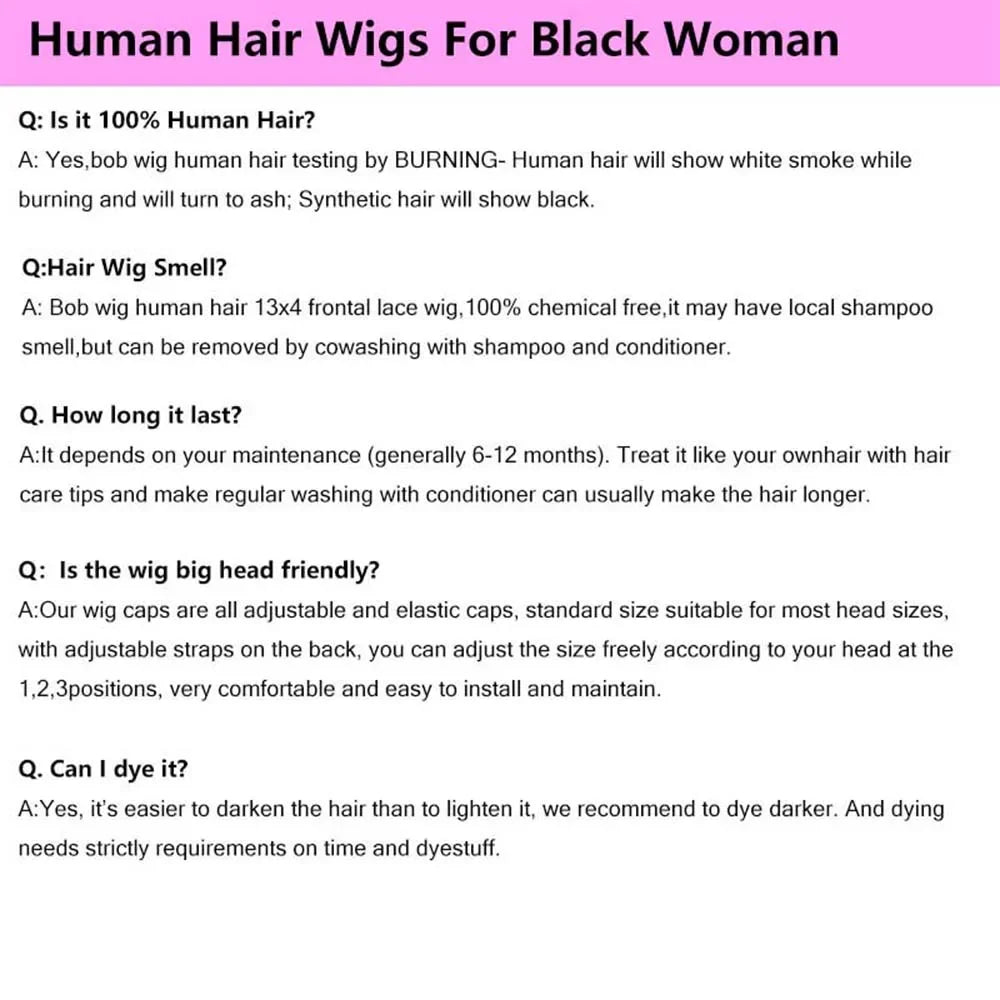 Brazilian Short Bob 100% Human Hair 13x4 Lace Frontal Human Hair Deep Wave 13x4 Lace Front Curly 4x4 Lace Closure Wigs For Women