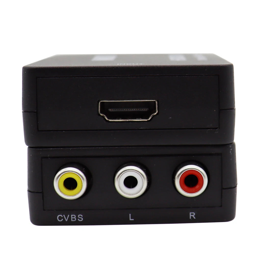 HD 1080P HDMI-compatible To RCA AV/CVBS Adapter Mini HDMI2AV Video Converter BOX For PS3 VCR DVD PALMTSC PC