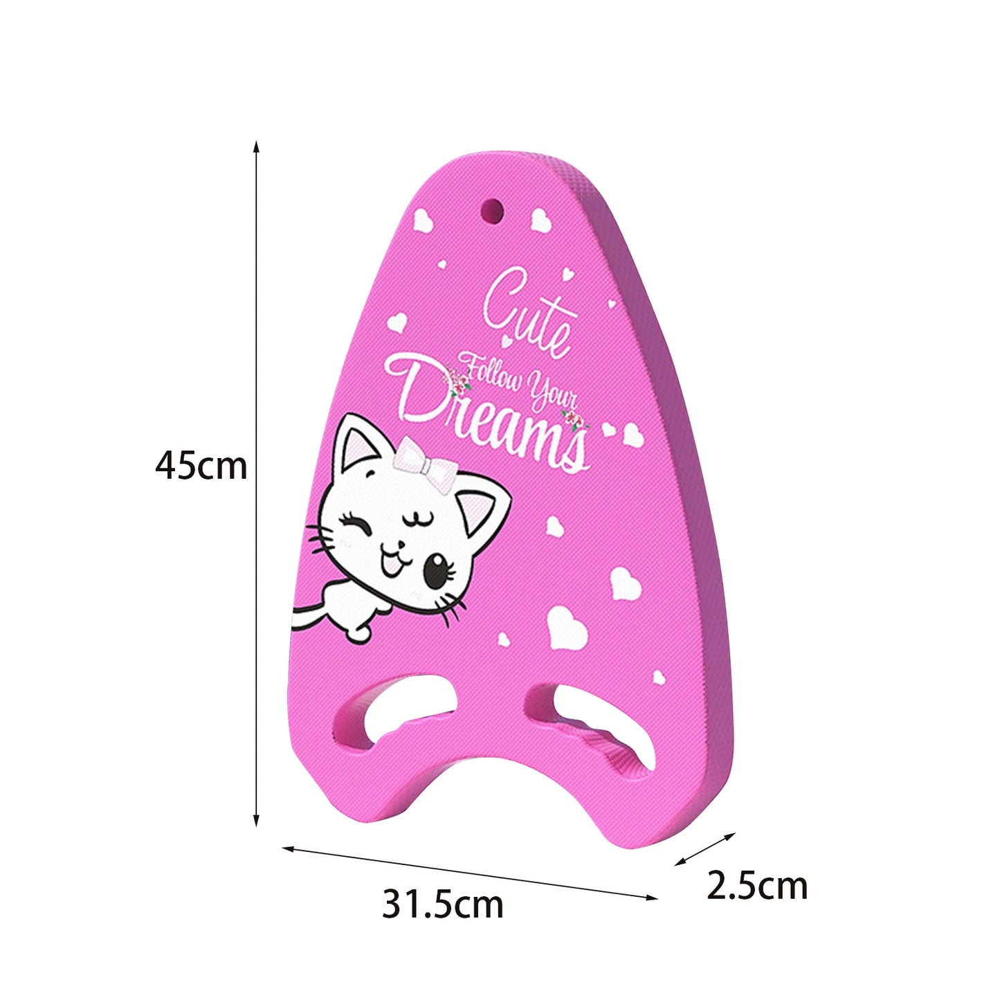 Swim Kickboard Swimming Training Aid Comfortable Beach Surfboard Lightweight Professional Floating Board for Advanced Swimmers