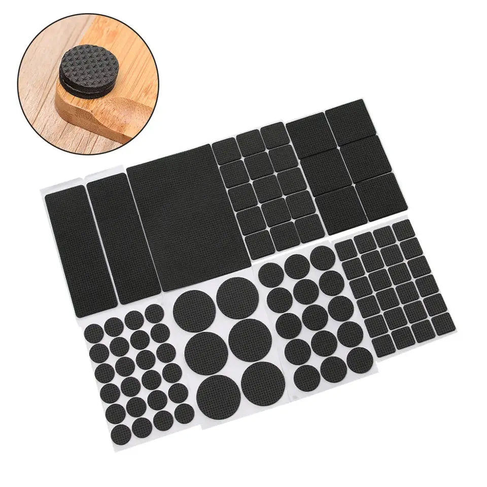 1/6/15/24pcs Furniture Pads, Adhesive Rubber DIY Furniture Feet Pad, Table Legs Stools, Chairs Mats, Table And Chair Foot Protec