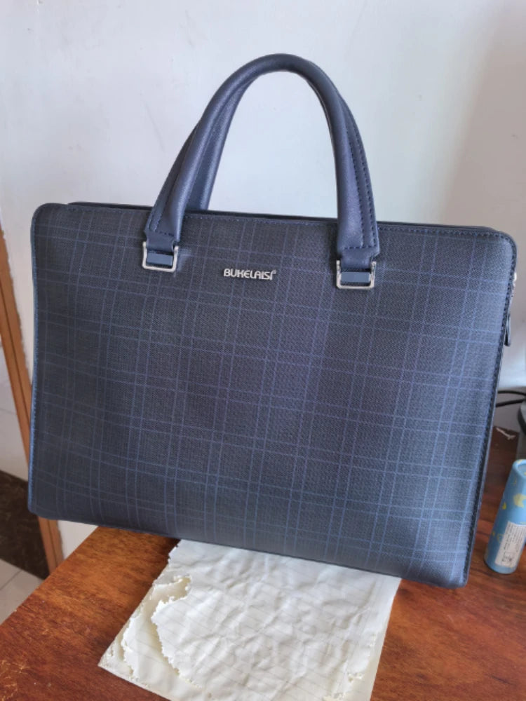 Business Men's Handbags Office Male Executive Briefcase Large Luxury Tote Laptop Bag for Man 2024 Shoulder Messenger Designer