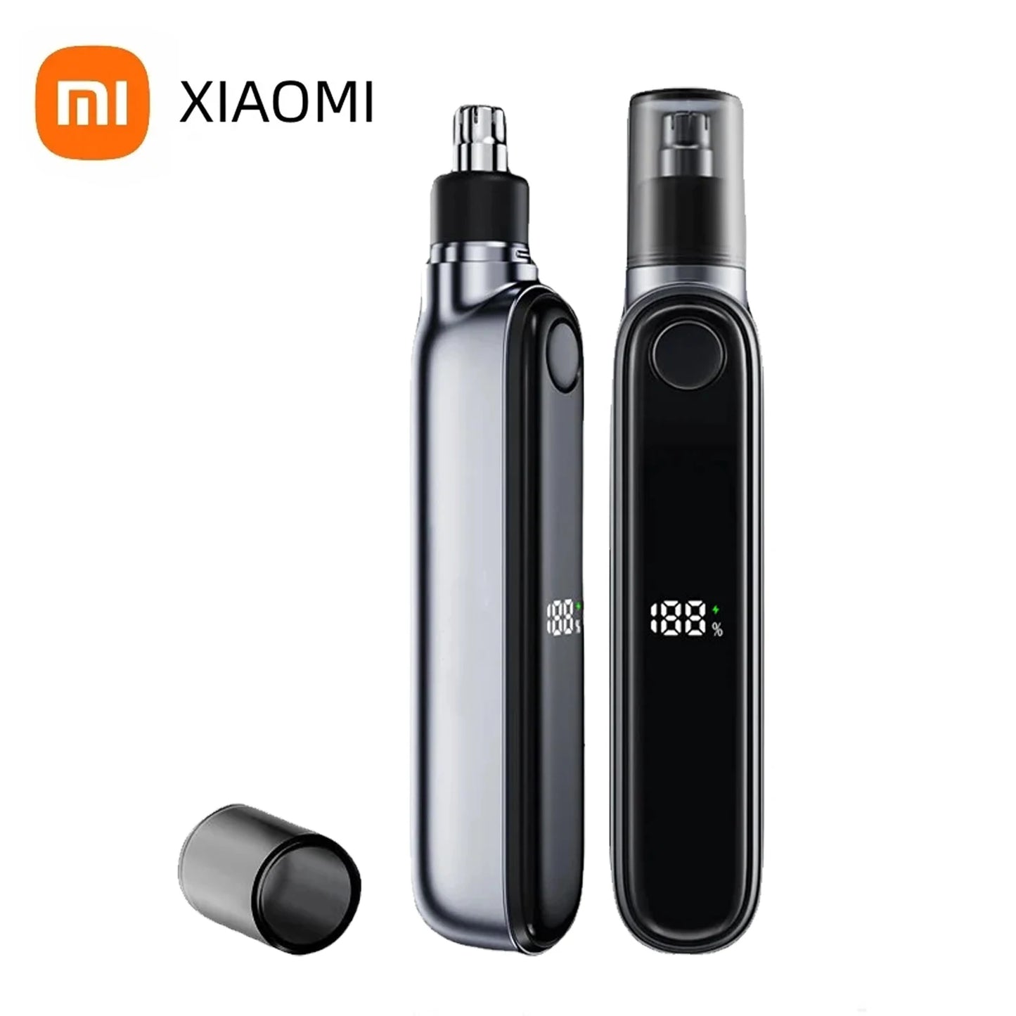 2024 New Xiaomi Mijia Nose Hair Trimmer USB Charging LED Display High Quality Electric Portable Men Mini Nose Hair Clipper