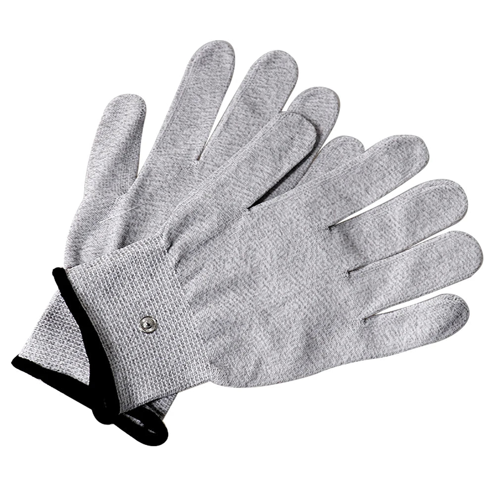 2 Way Electrode Wire Gloves 2.5mm Cable EMS Muscle Stimulator Electrode Pads TENS Unit Massage Machine Lead Wire Replacement