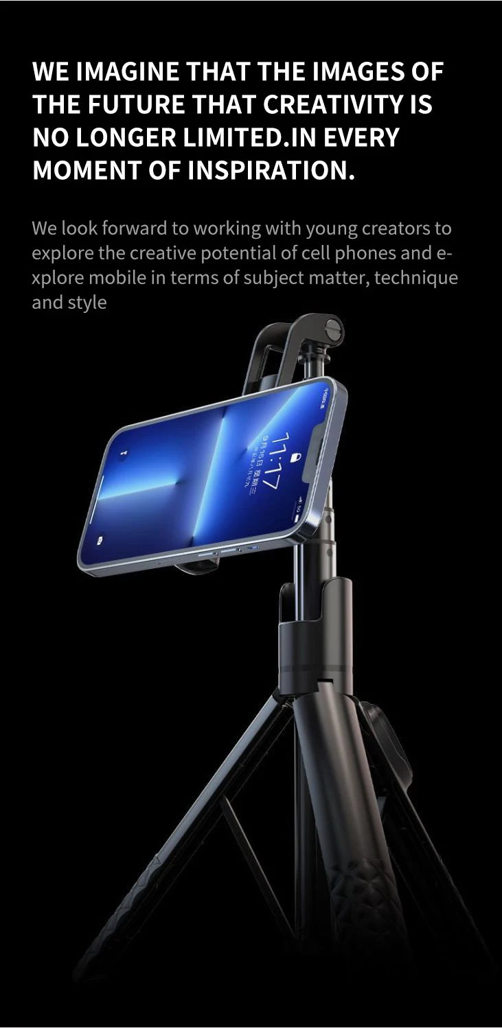 Xiaomi Magnetic Selfie Stick 1.24M Wireles Folding Telescopic Tripod for Android IPhone Smartphone with Remote Control